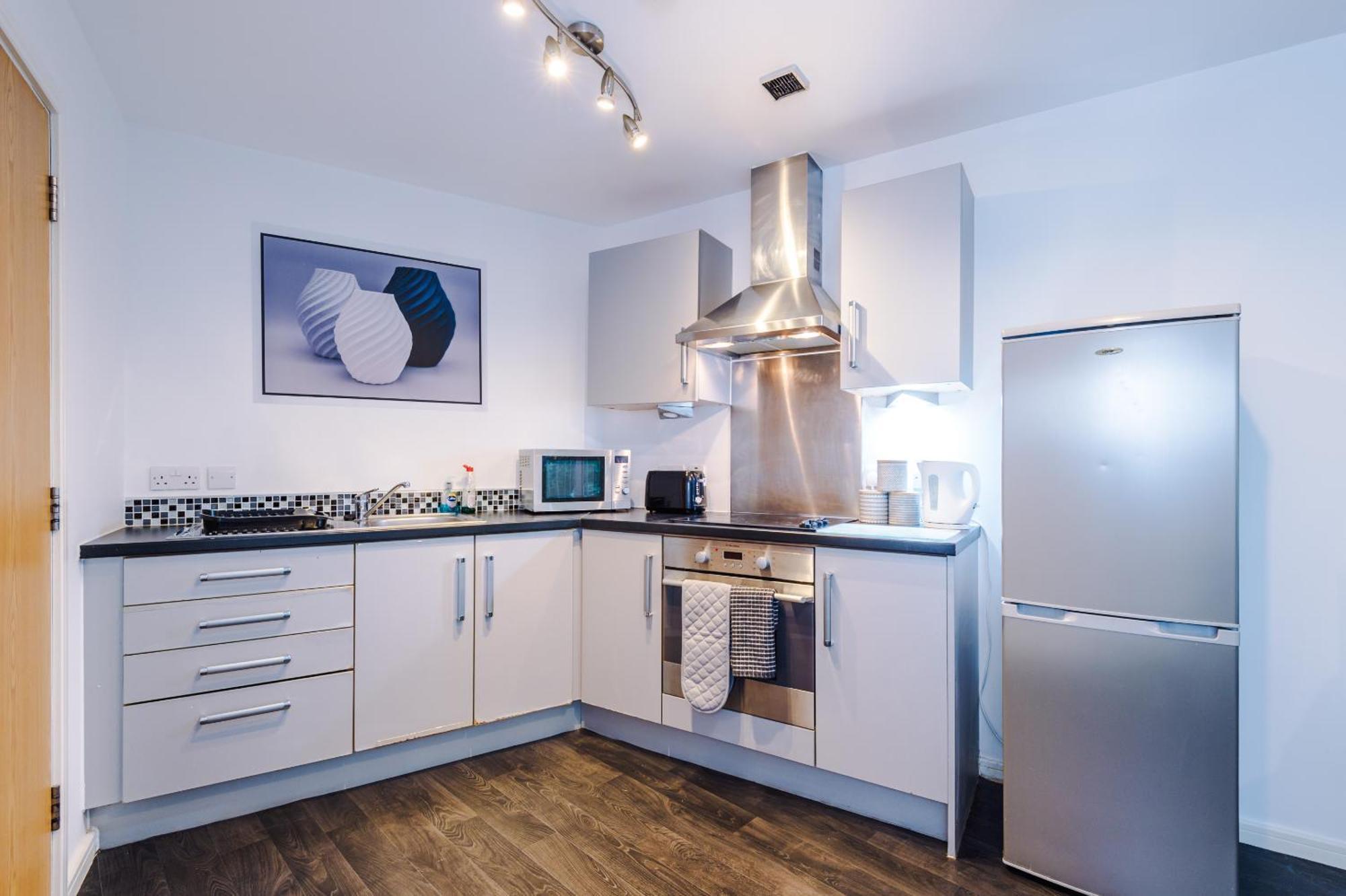 2 Bed Apartment With Balcony Private Parking Near Etihad Stadium, Coop Live Manchester Eksteriør bilde